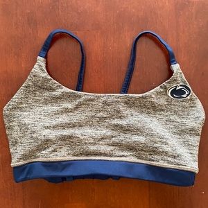 Penn State cut out sports bra